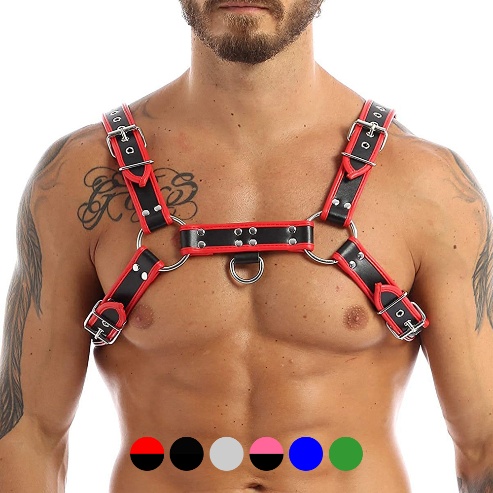 Black With Red Edge Chest Harness Black With Red Edge Chest Harness