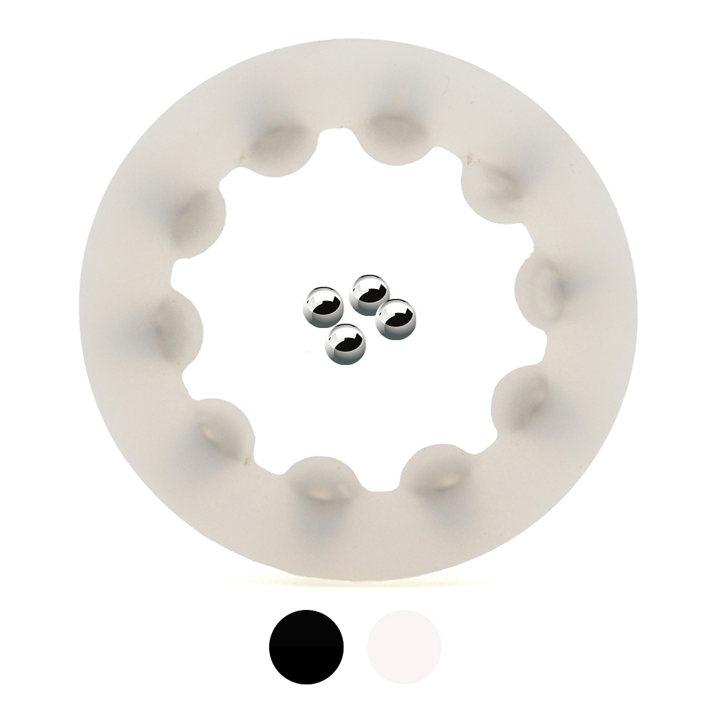 Rider Liquid Silicone Ring With Steel Balls Rider Liquid Silicone Ring With Steel Balls