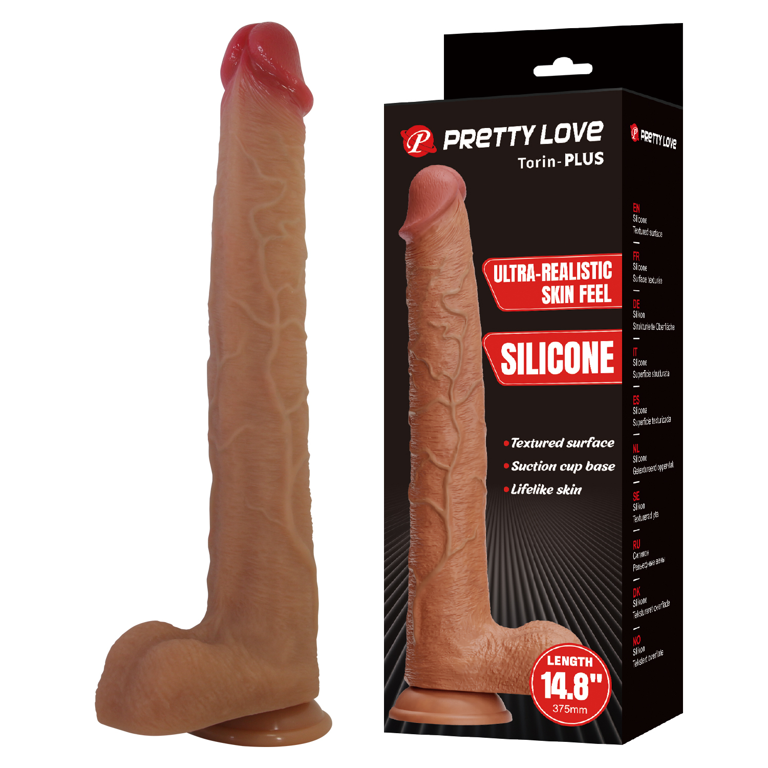 14.8 inch Lifelike Textured Dildo 14.8 inch Lifelike Textured Dildo
