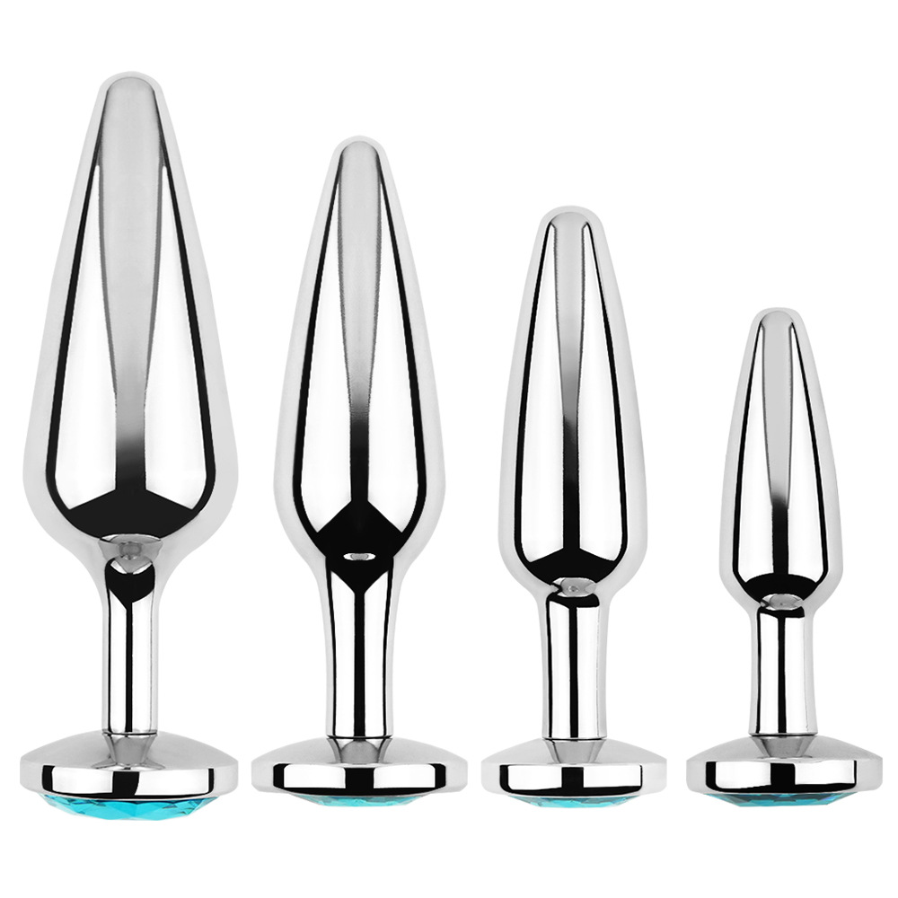 Detachable Silver Basics Aluminum Anal Plug Detachable Silver Basics Aluminum Anal Plug