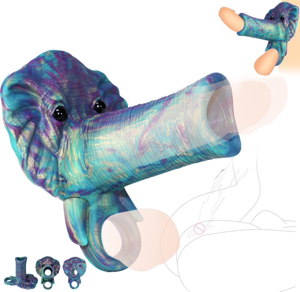 Green Elephant Penis Enhancer Sleeve Green Elephant Penis Enhancer Sleeve