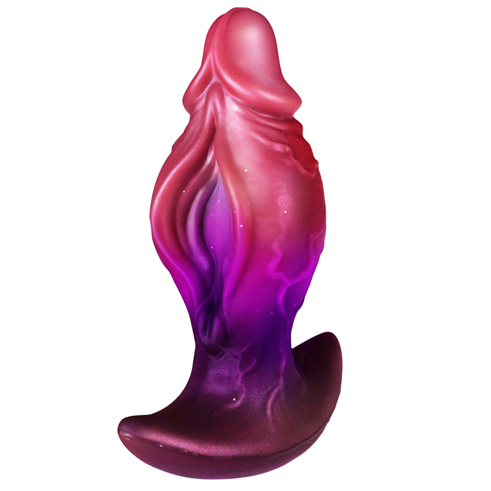 6.7" Cracked Flaming Dildo Plug 6.7" Cracked Flaming Dildo Plug